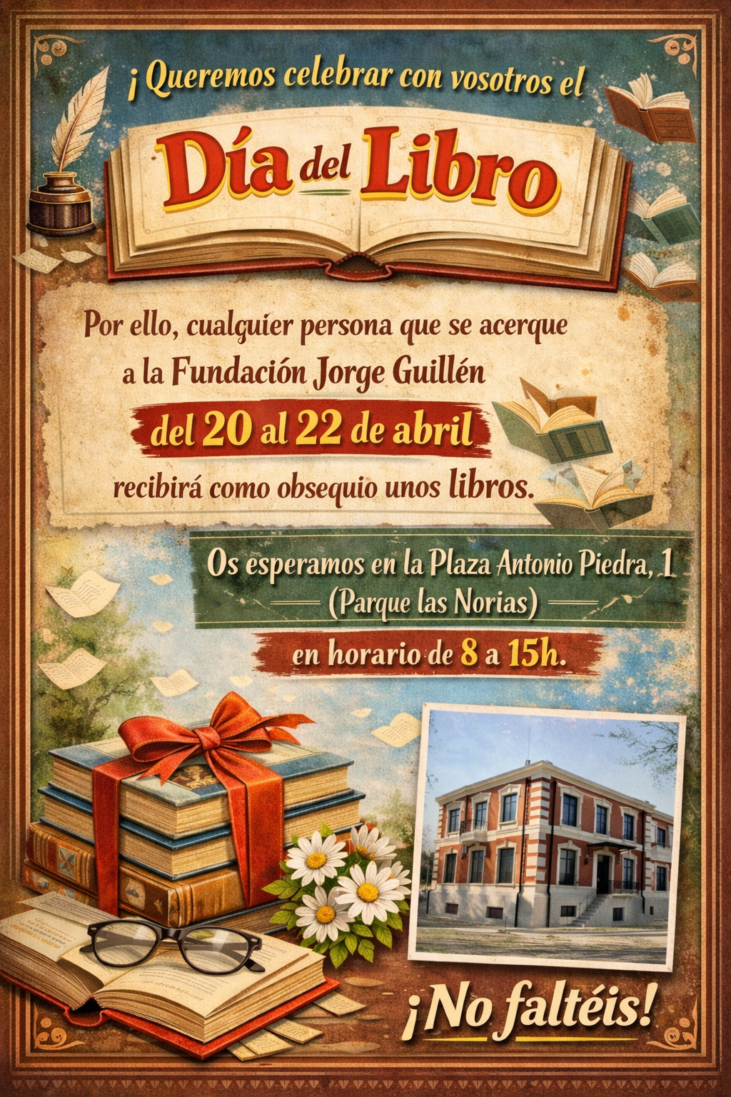 Celebra el DÍA DEL LIBRO con nosotros